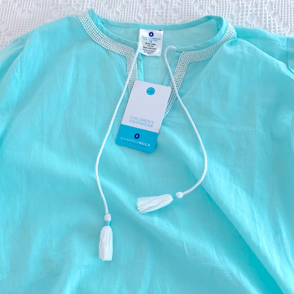 Snapperrock 100% cotton beach cover up size 10